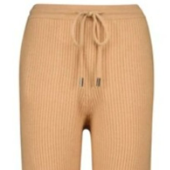 Jonathan Simkhai - Ribbed-knit track pants Butterscotch, XS - Picture 6 of 6